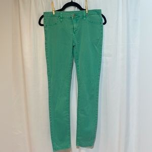 Green jeans